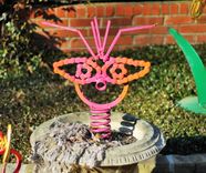 Outdoor Bust Metal Sculpture Garden Decor 2 small