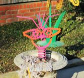 Outdoor Bust Metal Sculpture Garden Decor 3 small
