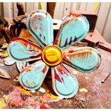 Metal Flower Pot Garden Decor 3 small