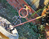 Decor Big Head Outdoor Sculpture Art Tribal Guy 1 small