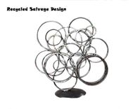 Recycled Metal Garden Yard Sculpture Art Interior Design 3 small