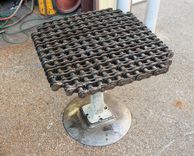 Industrial Chic Metal Side End Table 1 small