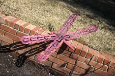 Whimsical Dragonfly Metal Wall Art Outdoor Sculpture Garden Decor 3 small