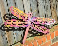Outdoor Metal Dragonfly Sculpture Interior Wall Art Wallhanger 2 small