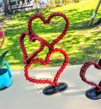 Bicycle Chain Art Heart Sculpture By Raymond Guest 3 small