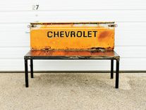 Rustic Garden Bench Chevy Truck Tailgate Benches Outdoor Furniture 2 small