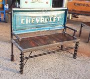 Chevy Truck Tailgate Bench Outdoor Garden Benches 2 small