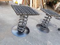Industrial Chic Metal Bar Stool By Raymond Guest 4 small