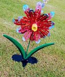 Metal Flower Outdoor Garden Sculpture By Raymond Guest 2 small