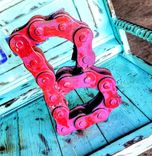 Metal Chain Alphabet Letter B Wall Art 1 small