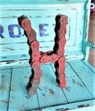 Handmade Large Metal Chain Letter H Signage 1 small