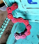 Welded Metal Chain Letter S Signage Sign 1 small