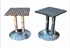 Metal End Side Table, Welded Furniture 2 small