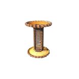 Steampunk Style Man Cave Metal Gear Table Welded Chain Art 2 small