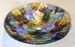 Art Deco Style Glass Vessel Sink 1 small