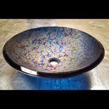 Residential Vessel Sink - Metallic Glass 3 small