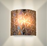 Modern Glass Wall Sconce- Taupe 1 small