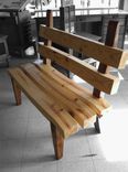 The Wave Timber Bench 2 small