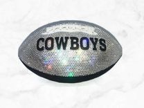 Any Team Crystallized Football Full Game Size Nfl Bling Genuine European Crystals Bedazzled 4 small