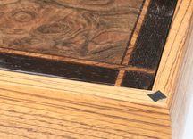 Zebrawood And Walnut Burl Jewelry Box 4 small