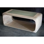 Modern Glass Top Coffee Table 2 small