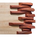 Artful Handmade Cutting Board With Stunning Exotic Wood 1 small