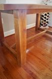 Reclamed Trestle Farm Table 2 small