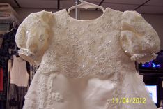 Wedding Gown Conversion To Christening Gnown 3 small