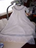 Sailor Style Baptismal Dress 1 small