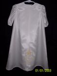 Short White Silk Day Dress 1 small