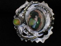 Opal And Sterling Silver Ring 1 small