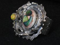 Opal And Sterling Silver Ring 2 small