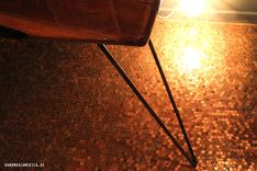 Black Walnut Desk With Hairpin Legs 3 small