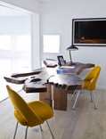 Custom Walnut Slab Dining Table Or Desk 1 small