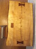 Live Edge Ambrosia Maple Slab Table For Four 4 small