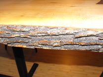 Live Edge Ambrosia Maple Slab Table For Four 2 small
