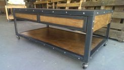 Industrial Coffee Table #019 4 small