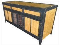 The Natural – Custom Industrial Media Console #005 • 2 small