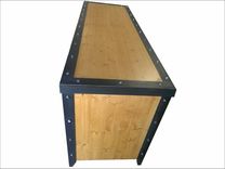 The Natural – Custom Industrial Media Console #005 • 3 small