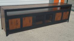 Industrial Media Console With Component Niche #003xlb • 2 small
