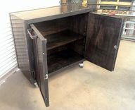 Custom Industrial Office Storage Cabinet #014 • 2 small