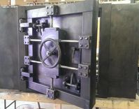 Vintage Vault Door And Wall Custom Made 2 small