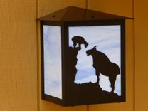 Mountain Goat Wall Light 3 small