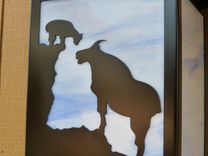Mountain Goat Wall Light 2 small