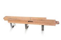 Staggered Heart Pine Bench 2 small