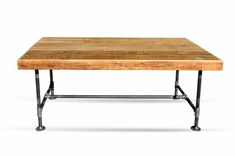 Reclaimed Pine Industrial Joist Table 3 small