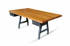 Rescued Heart Pine Desk 5 small