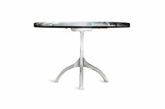 Round Steel Strap Walnut Table 3 small