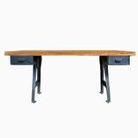 Rescued Heart Pine Desk 1 small