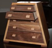 Solid Cherry And Black Walnut Jewelry Box 1 small
